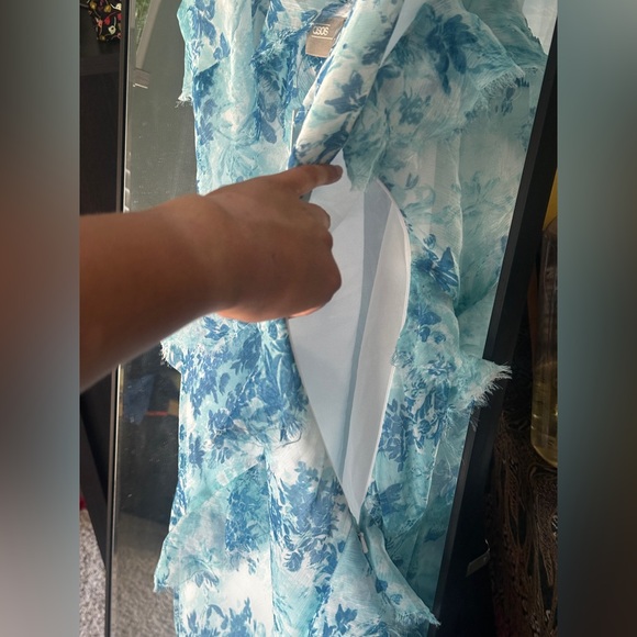 NWT ASOS Tiered Ruffle Cami Slip Floral Maxi Dress - Picture 12 of 14